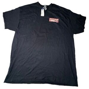 Georgia Bulldogs Black/floral T Shirt Women's  XL NWT